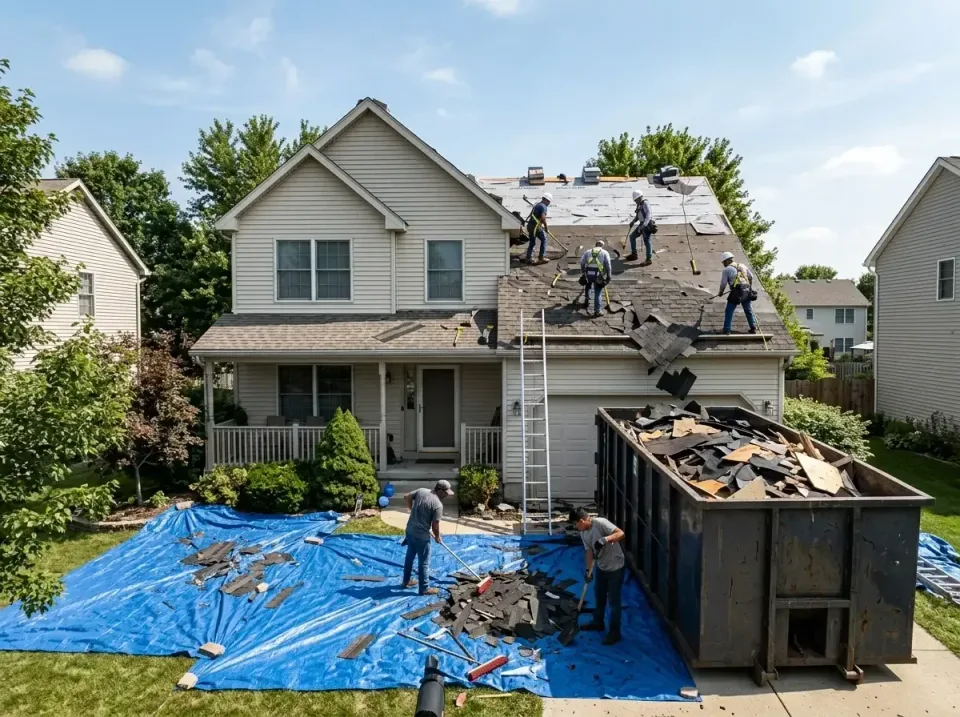 roof-replacement-debris-remova-004 — frequently asked questions, Cheapest Dumpster Rentals in Ilchester, MD